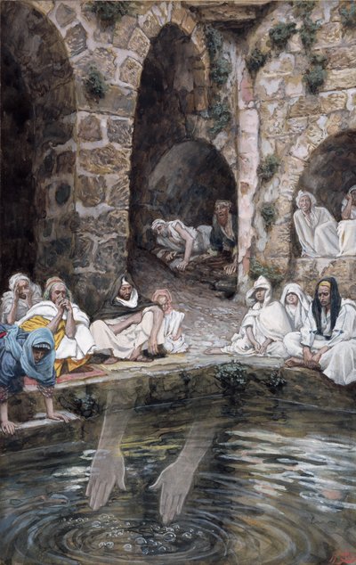 La piscine de Bethesda, illustration pour La Vie du Christ - James Jacques Joseph Tissot