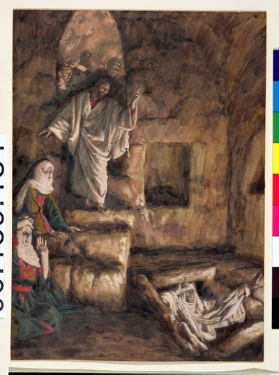 La Résurrection de Lazare, illustration de La Vie du Christ, c.1886-94 - James Jacques Joseph Tissot