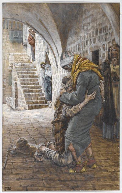 Le Retour du fils prodigue, illustration pour La Vie du Christ, c.1886-96 - James Jacques Joseph Tissot