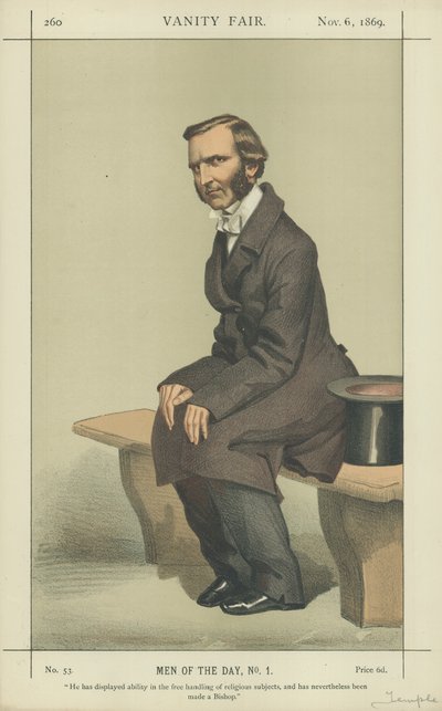Le révérend F Temple, évêque désigné d