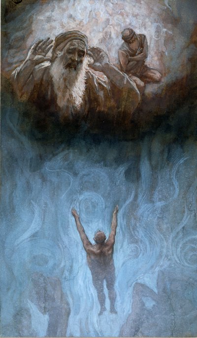 Le riche en enfer, illustration pour La vie du Christ - James Jacques Joseph Tissot