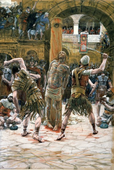 La flagellation, illustration pour La Vie du Christ - James Jacques Joseph Tissot