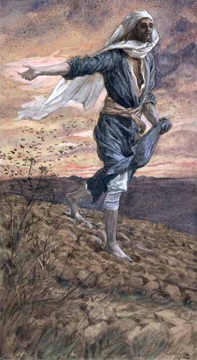 Le semeur, illustration pour La vie du Christ - James Jacques Joseph Tissot