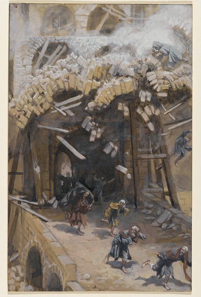 La tour de Siloé, illustration de La Vie de Notre Seigneur Jésus-Christ, 1886-96 - James Jacques Joseph Tissot