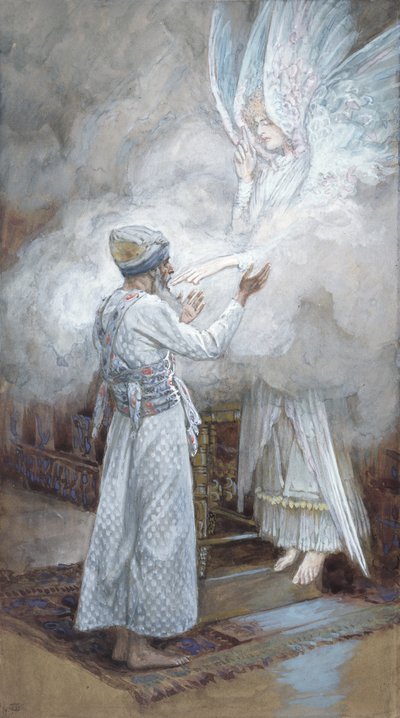La Vision de Zacharie, illustration pour La Vie du Christ, vers 1886-94 - James Jacques Joseph Tissot
