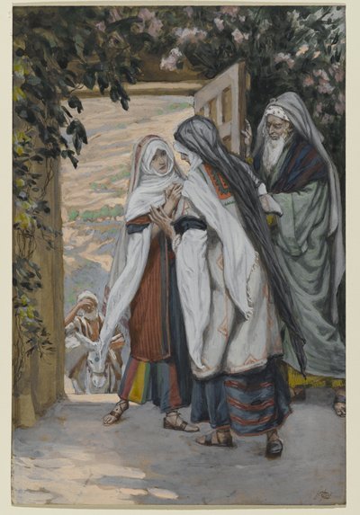 La Visitation, illustration pour La Vie du Christ, c.1886-94 - James Jacques Joseph Tissot