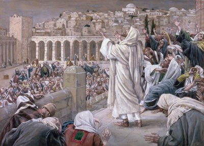 La Voix du ciel, illustration pour La Vie du Christ, c.1886-96 - James Jacques Joseph Tissot