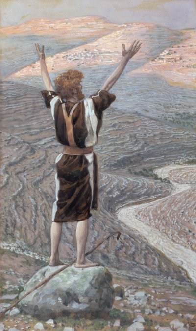 La Voix dans le désert, illustration pour La Vie du Christ, c.1886-96 - James Jacques Joseph Tissot