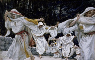 Les Vierges sages, illustration pour La Vie du Christ - James Jacques Joseph Tissot