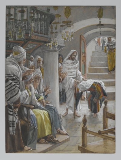 La femme avec une infirmité de dix-huit ans, illustration de La Vie de Notre Seigneur Jésus-Christ, 1886-96 - James Jacques Joseph Tissot
