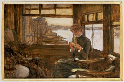 Le départ, vers 1880 (peinture) - James Jacques Joseph Tissot