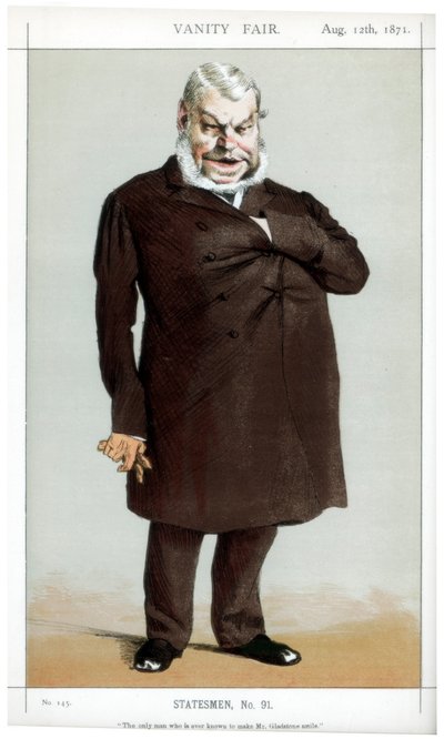 Le seul homme connu pour faire sourire M. Gladstone, 1871 - James Jacques Joseph Tissot