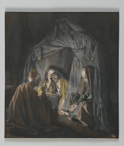 Deux ou trois réunis en mon nom, illustration de La vie de notre Seigneur Jésus-Christ - James Jacques Joseph Tissot