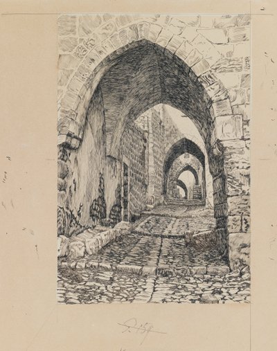 Via Dolorosa, Jérusalem (illustration de La Vie de Notre Seigneur Jésus-Christ) - James Jacques Joseph Tissot