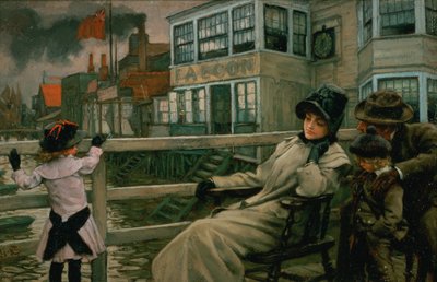 En attendant le ferry - James Jacques Joseph Tissot
