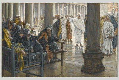 Malheur à vous, scribes et pharisiens, illustration de La Vie de Notre Seigneur Jésus-Christ, 1886-94 - James Jacques Joseph Tissot
