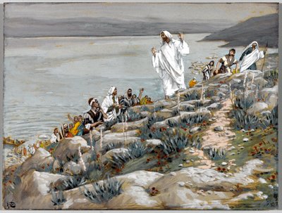 Vous me cherchez non parce que vous avez vu les miracles mais parce que vous avez mangé des pains, illustration pour La vie du Christ - James Jacques Joseph Tissot