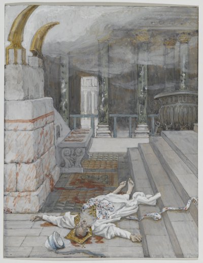 Zacharie tué entre le temple et l