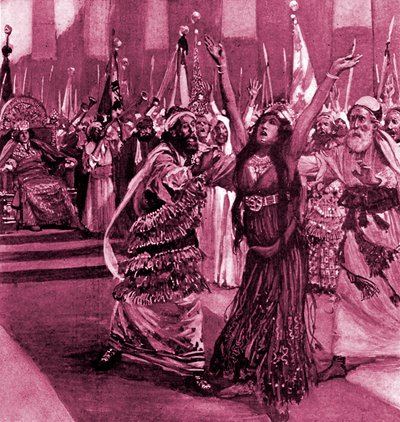Athalie et Joas - Bible - James Jacques Joseph after Tissot