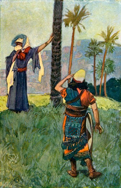 Déborah sous le palmier par J James Tissot - Bible - James Jacques Joseph after Tissot
