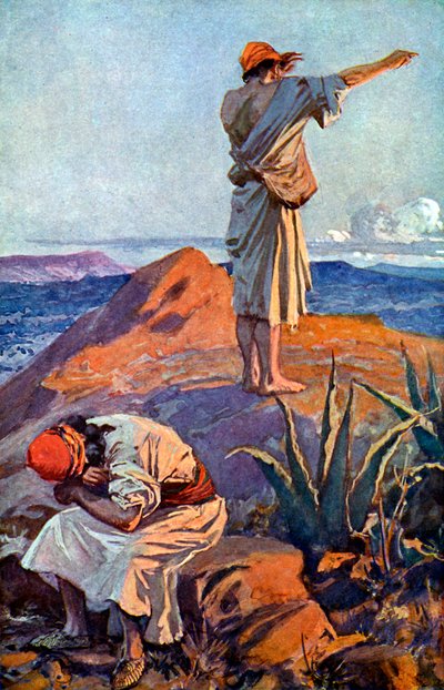 Élie du mont Carmel voit un nuage - James Jacques Joseph after Tissot