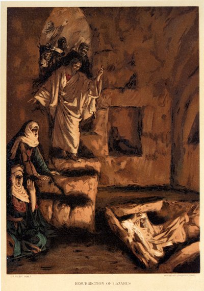Résurrection de Lazare - Saint Jean - Bible - James Jacques Joseph after Tissot