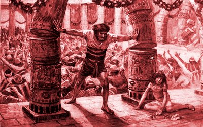 Samson renverse les colonnes - Bible - James Jacques Joseph after Tissot