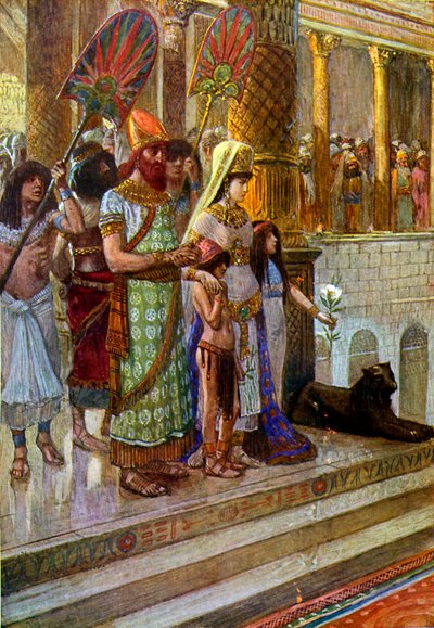 Salomon et la reine de Saba - Bible - James Jacques Joseph after Tissot