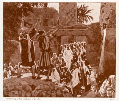 La guérison de deux aveugles à Jéricho - Bible - James Jacques Joseph after Tissot