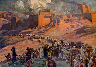 La fuite des prisonniers - Bible - James Jacques Joseph after Tissot