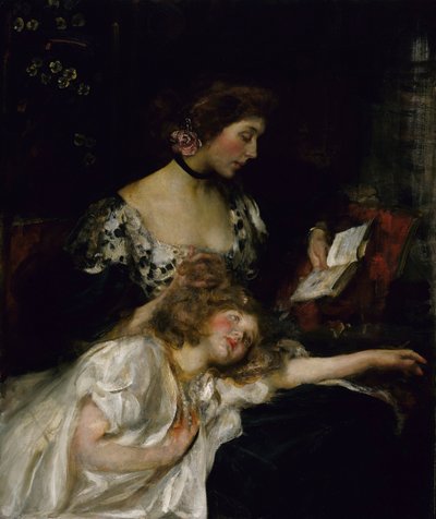 Mère et enfant (Lady Shannon et Kitty) - James Jebusa Shannon