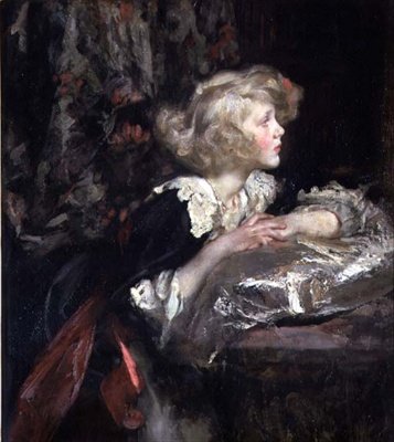 Portrait de Lady Diana Manners, plus tard Lady Diana Cooper - James Jebusa Shannon