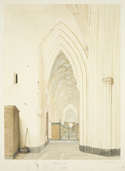 Aile nord de St Mary Redcliffe, vue vers l