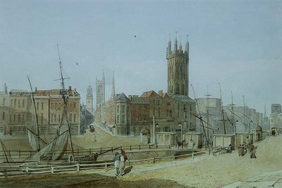 Le pont-levis de la banque de Saint-Augustin, Bristol - James Johnson