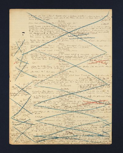 Manuscrit autographe de l