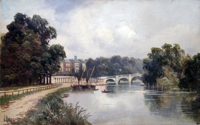 Cholmondeley Walk, en direction du pont de Richmond - James Lewis