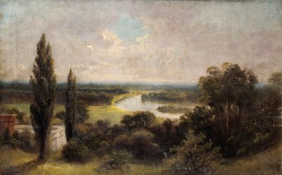 Vue sur les champs de Ham depuis le sommet de Richmond Hill - James Lewis
