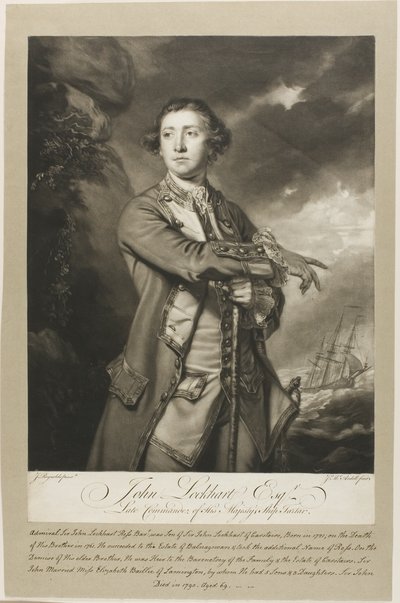 Portrait de John Lockhart, Esquire - James MacArdell