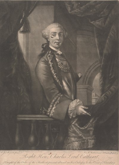 Lieutenant-général Charles Schaw Cathcart, 9e comte Cathcart - James McArdell