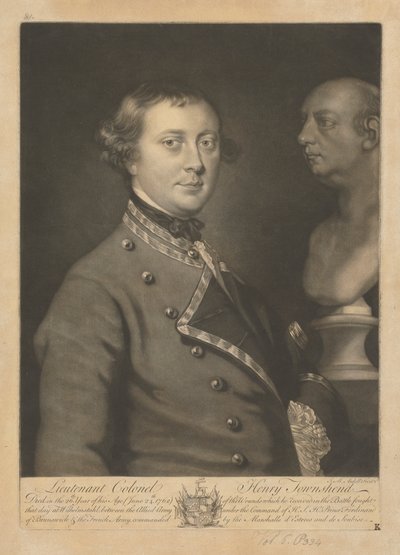Lieutenant Colonel Henry Townshend - James McArdell