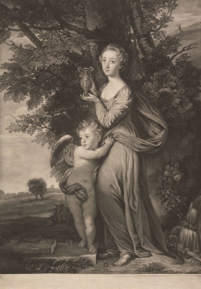 Mlle Frances Greville et son frère en 