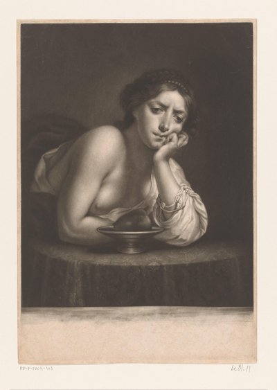 Sigismunda avec le cœur de Guiscardo - James McArdell