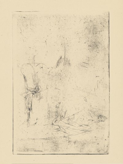 Impressions de plaques annulées par Whistler - (figure assise) - James Abbott McNeill Whistler
