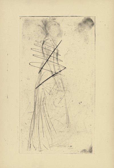 [76] Impressions de plaques annulées par Whistler - [Femme debout] - James Abbott McNeill Whistler