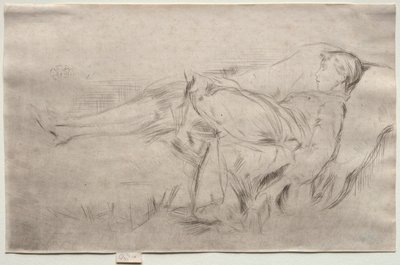 Un enfant sur un canapé, n° 2 - James McNeill Whistler