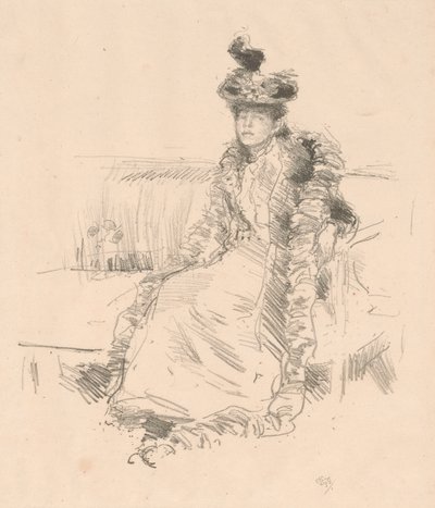 Une dame assise - James Abbott McNeill Whistler