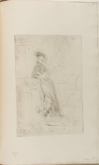 Une dame à une fenêtre - James Abbott McNeill Whistler