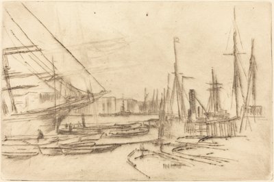 Croquis de Billingsgate - James Abbott McNeill Whistler