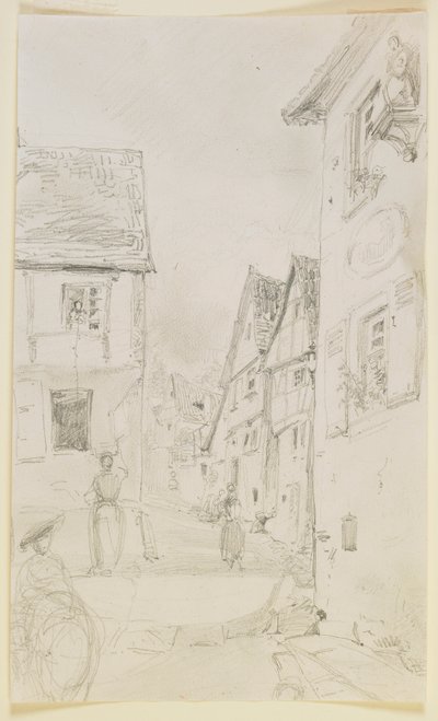 Une scène de rue - James Abbott McNeill Whistler