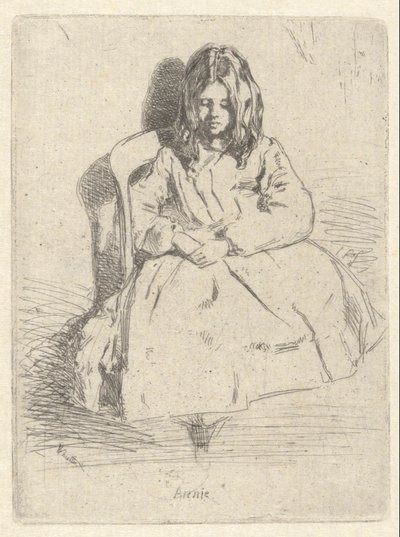 Annie, assise - James Abbott McNeill Whistler